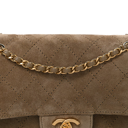 Chanel Suede Calfskin Mini Souplissimo Flap Dark Beige 8 of 11