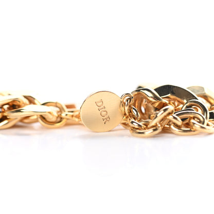 Christian Dior Metal Danseuse Etoile Chain Bracelet Gold 4 of 4