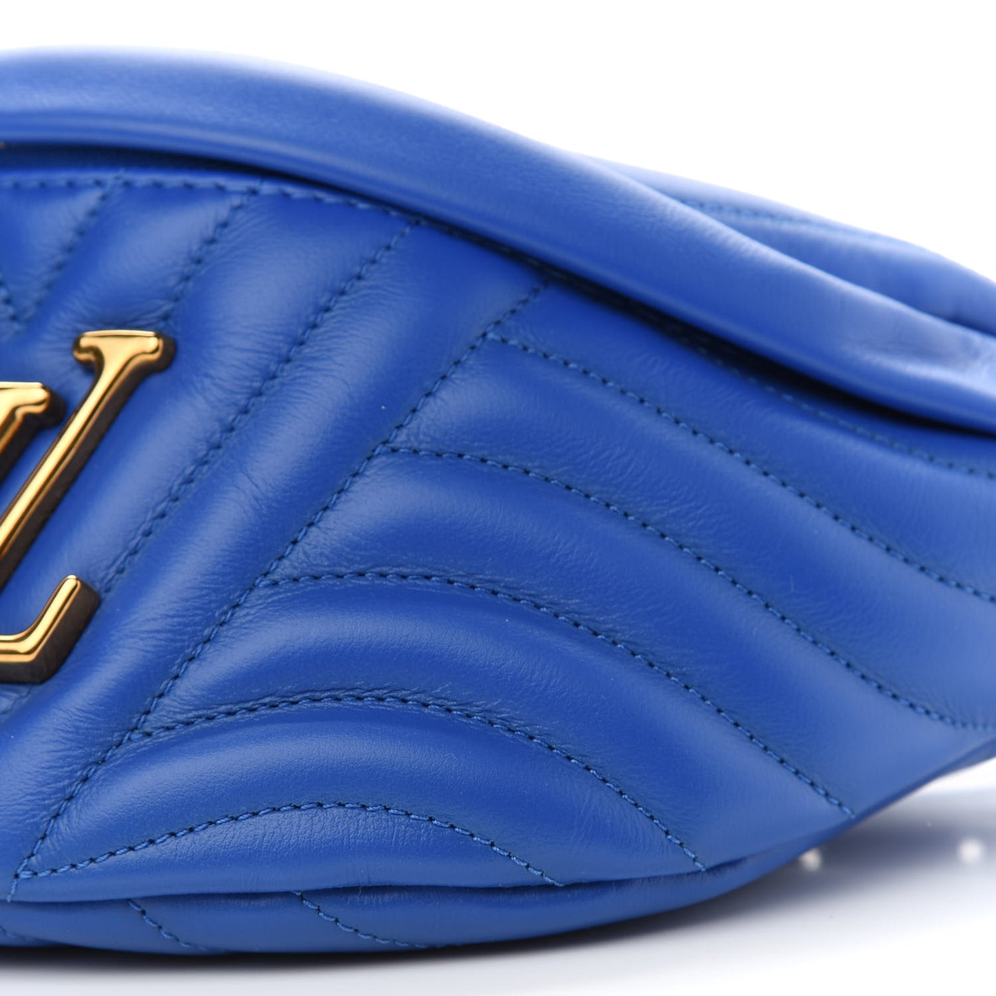 Calfskin New Wave Bumbag Blue Neon