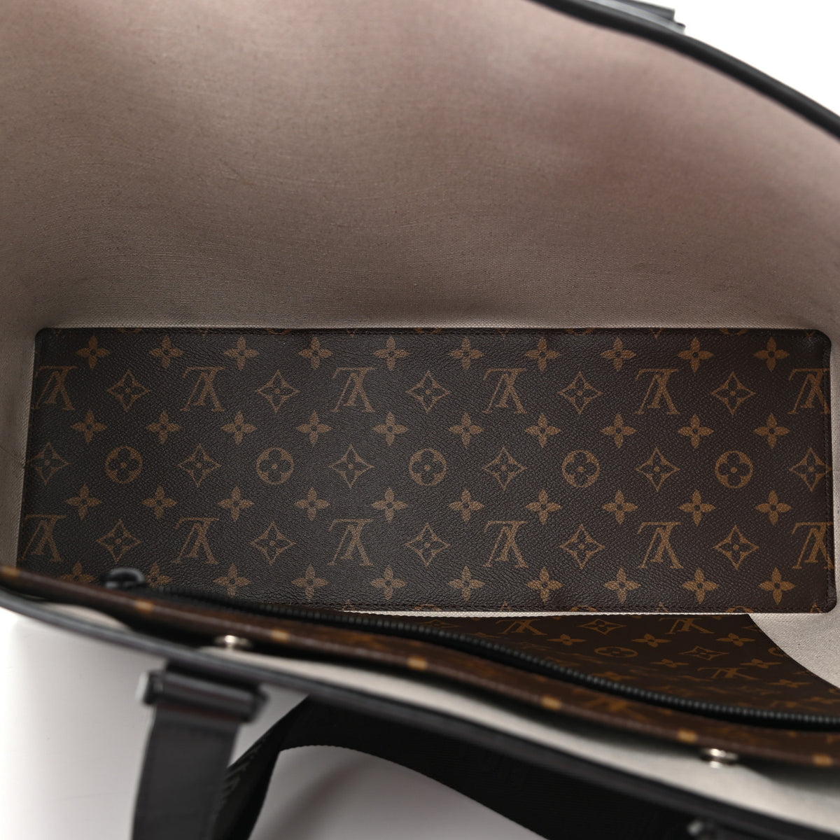 Louis Vuitton Monogram Macassar Weekend Tote GM 5 of 10