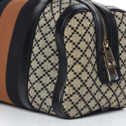 Gucci Diamante Vintage Web Small Boston Black 11 of 12