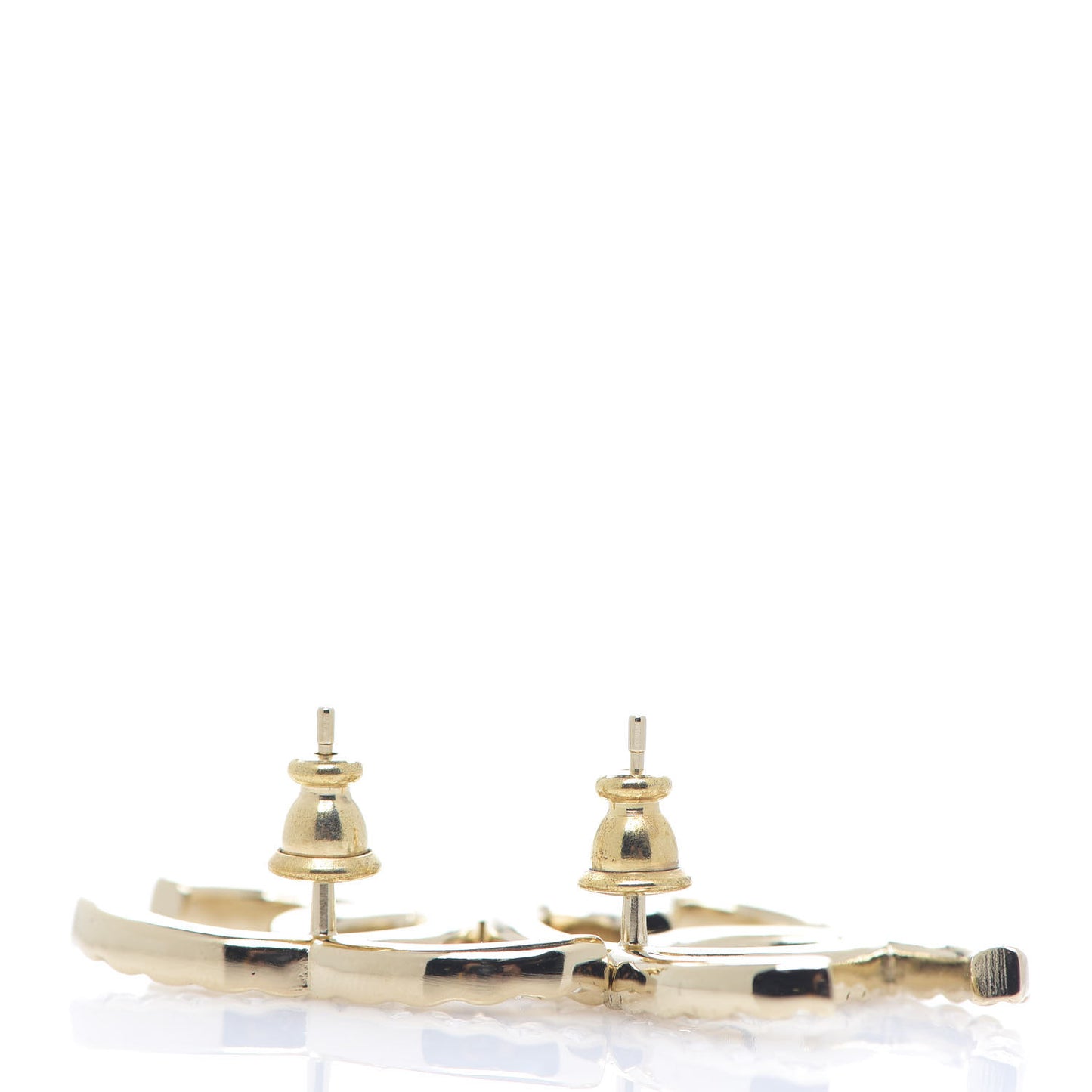 Baguette Crystal High Society CC Earrings Gold