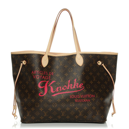 Louis Vuitton Monogram Knokke Neverfull GM Fuchsia 1 of 6