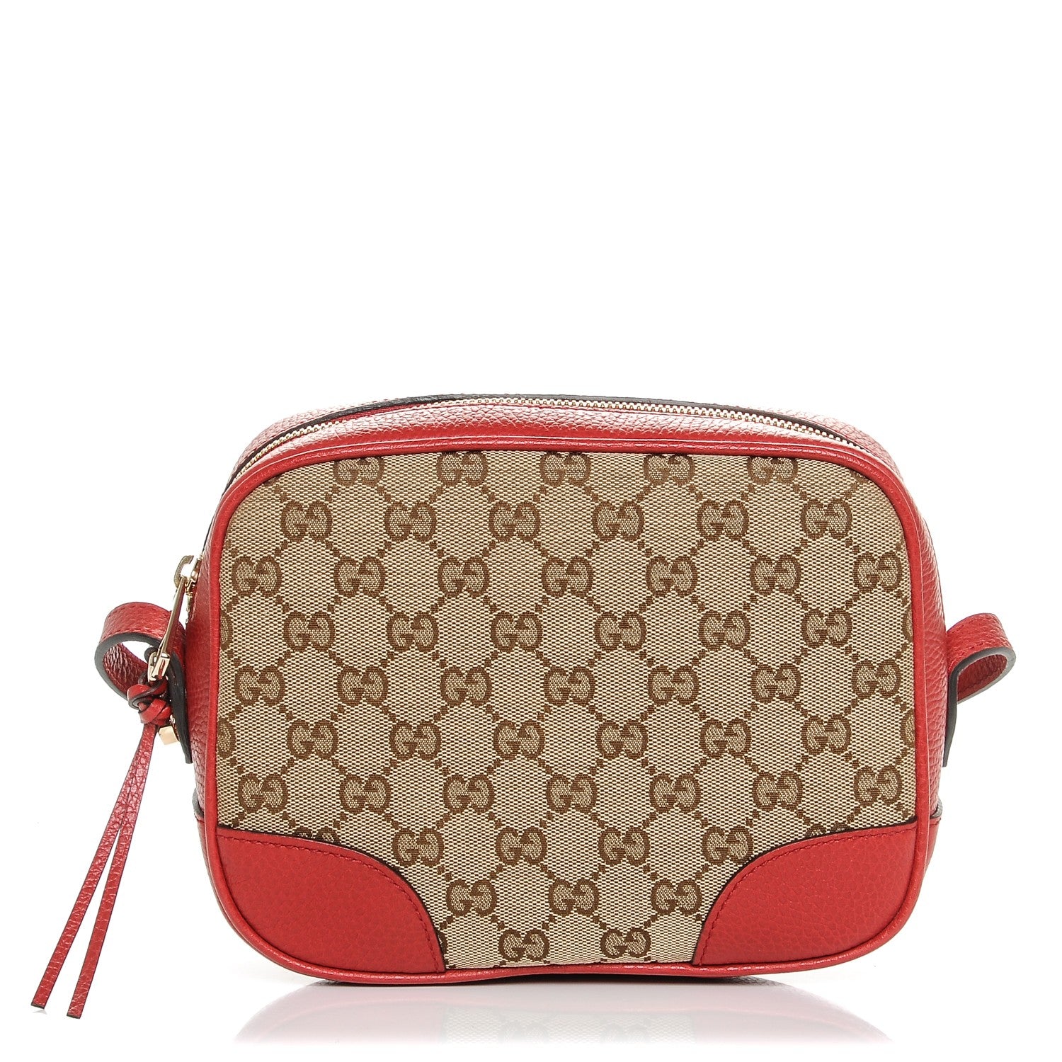 Gucci Monogram Mini Bree Messenger Bag Red 1 of 6
