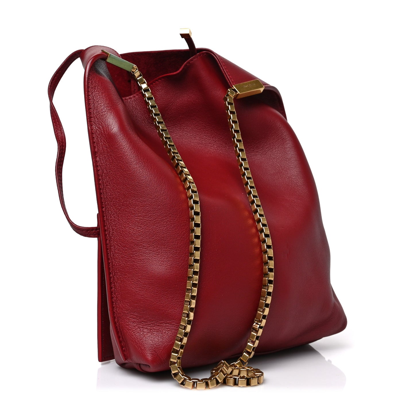 Smooth Calfskin Small Suzanne Hobo Red