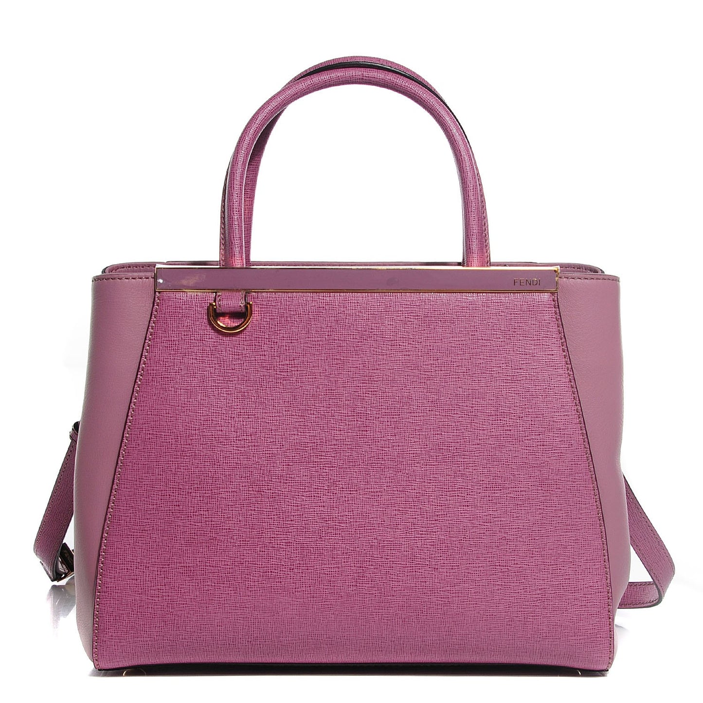 Vitello Elite Flamingo Petite 2Jours Tote Lilla Glicine