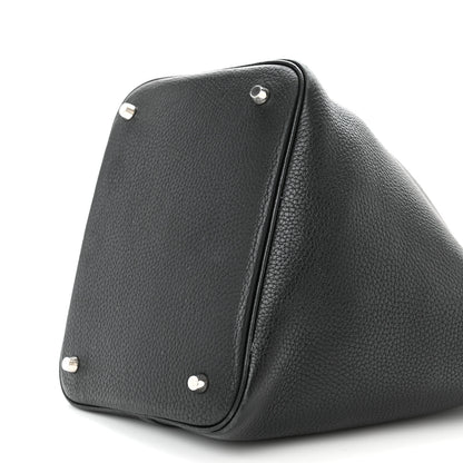 Hermes Taurillon Clemence Picotin Lock 22 MM Black 9 of 17