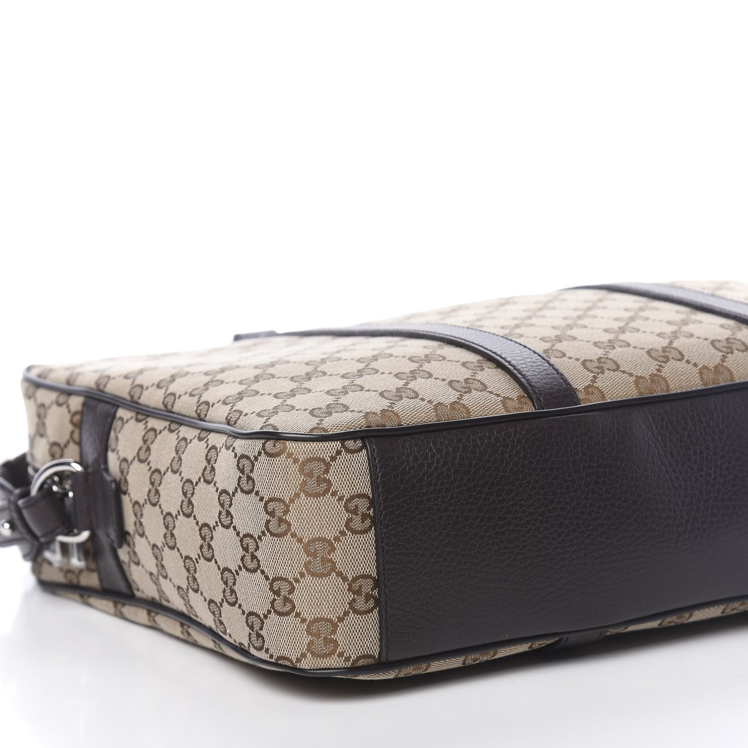 Gucci Monogram Briefcase Dark Brown 9 of 10