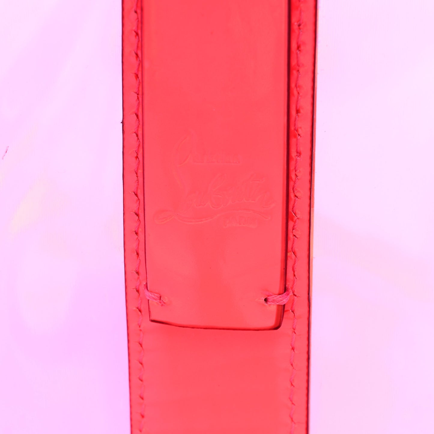 PVC Spikes East West Cabata Tote Pink