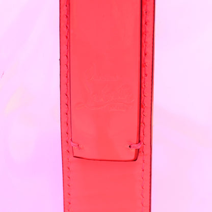 Christian Louboutin PVC Spikes East West Cabata Tote Pink 7 of 11