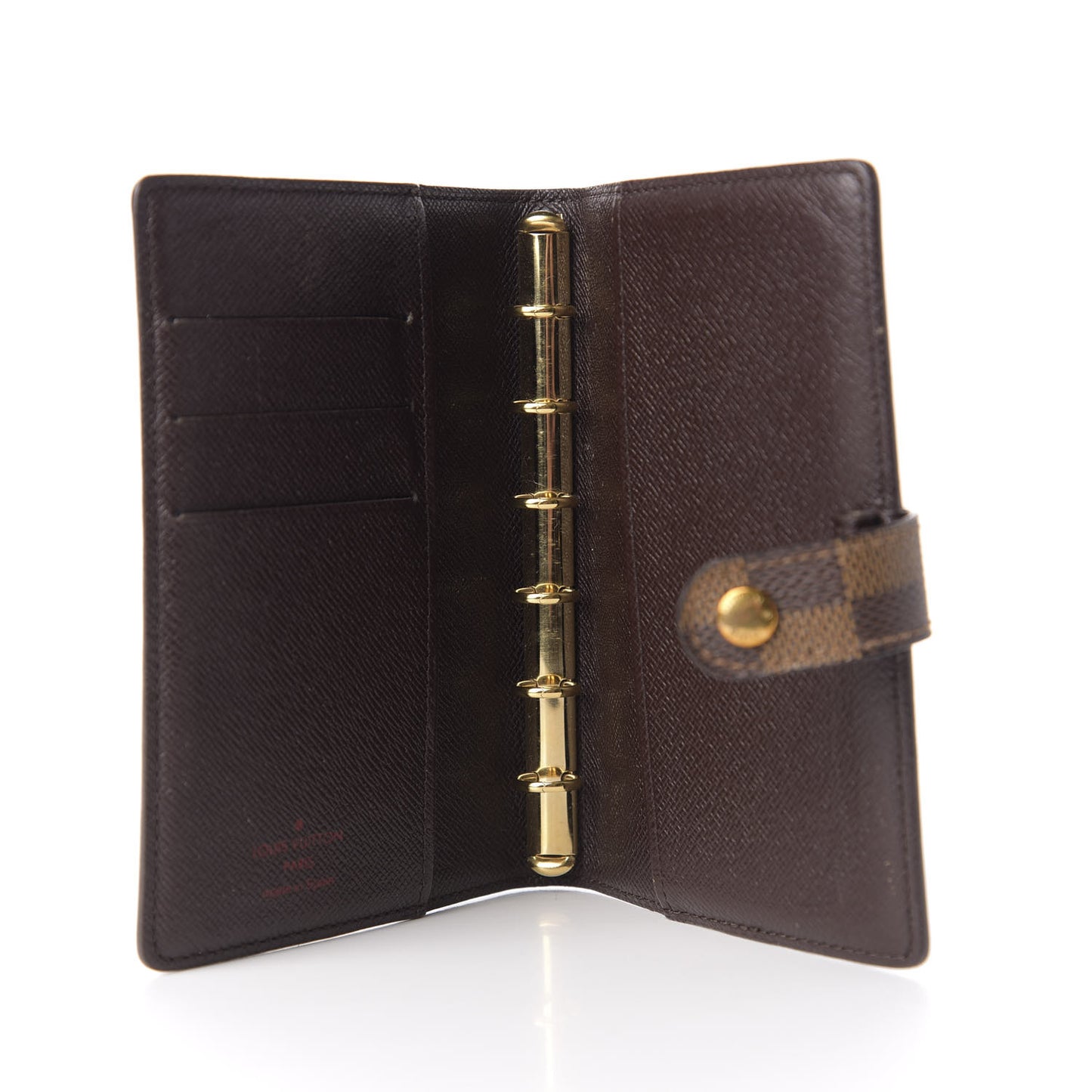 Damier Ebene Small Ring Agenda Cover