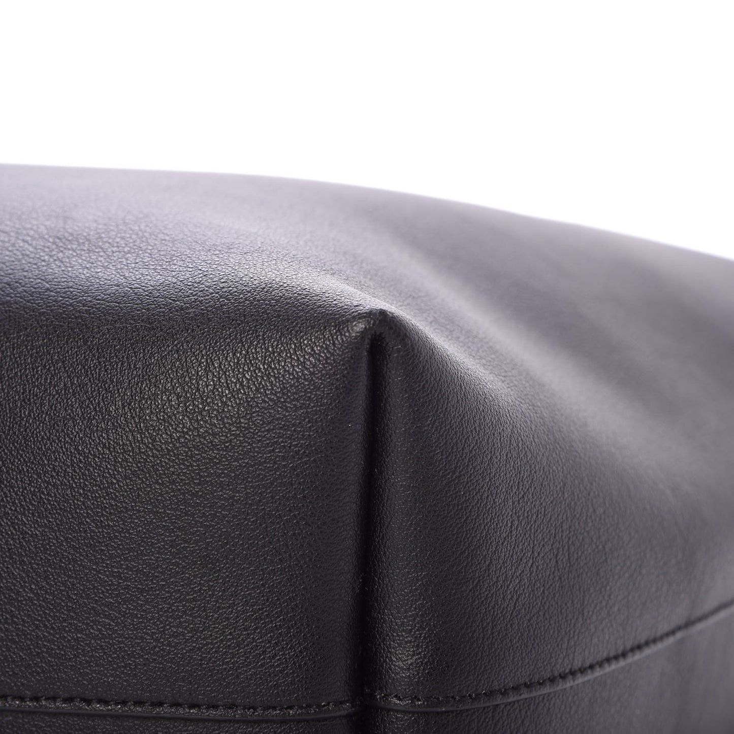 Calfskin Large Shopping Tote Black