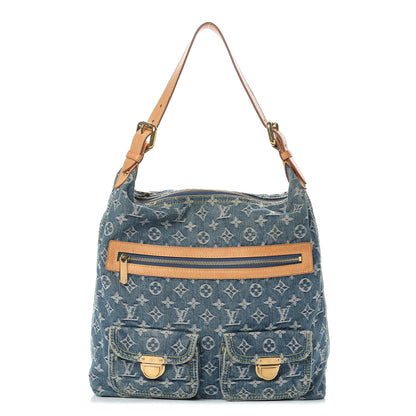 Louis Vuitton Denim Baggy GM Blue 1 of 9