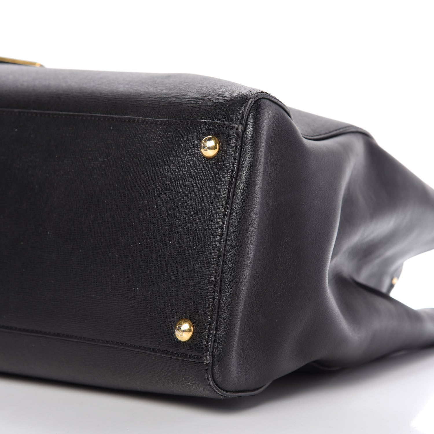 Fendi Vitello Elite Medium 2Jours Tote Black 7 of 11