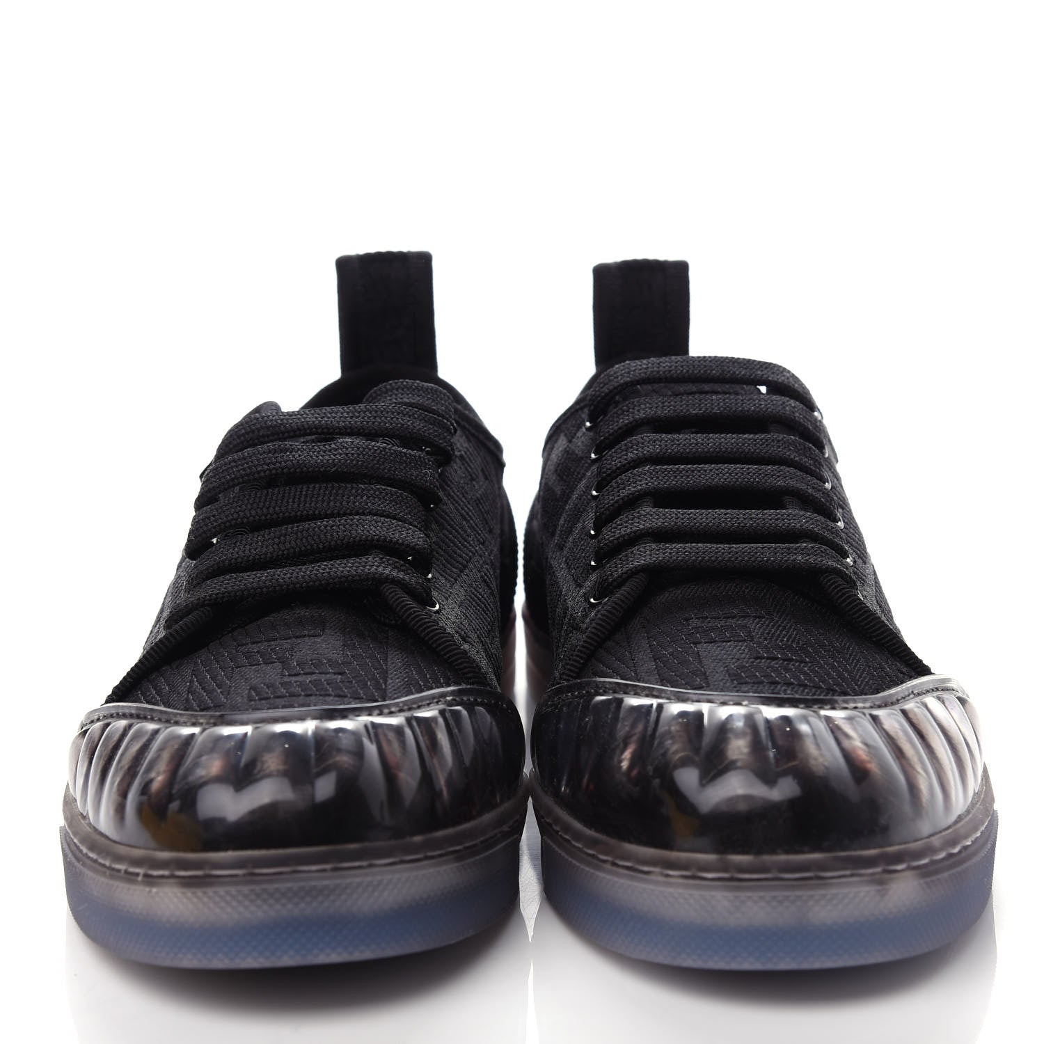 Fendi Corda FF Promenade Low Top Sneakers 37 Black 5 of 11