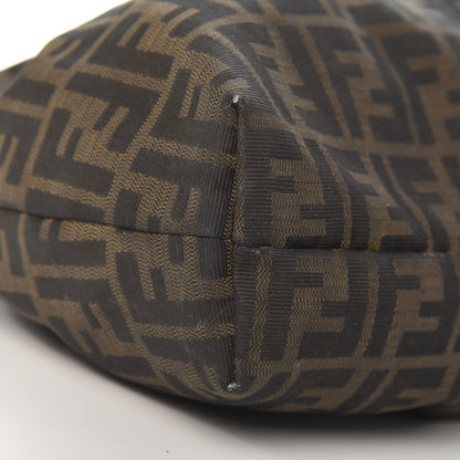 Fendi Zucca Cuoio Lucido Chef Hobo Tobacco Moro 8 of 10