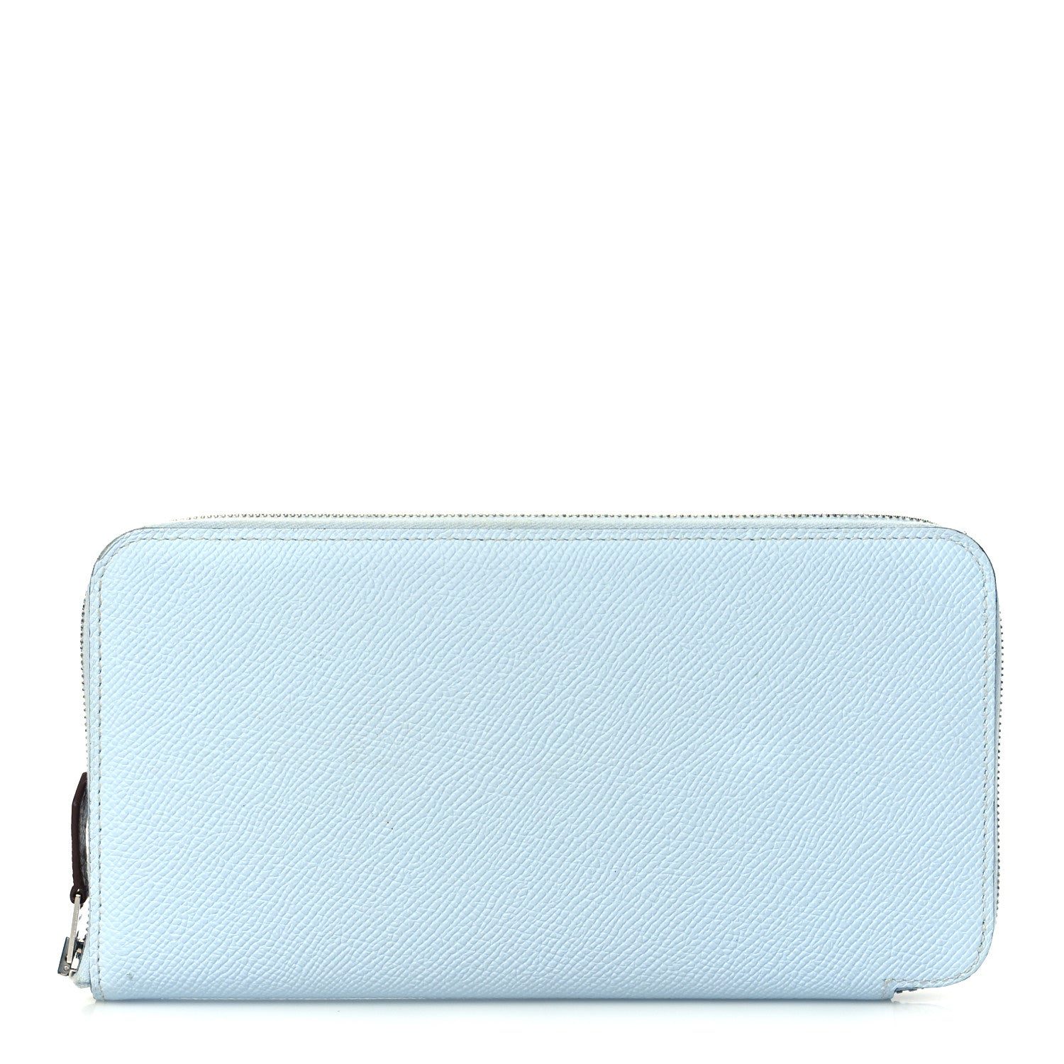 Hermes Epsom Silk'In Wallet Bleu Brume 1 of 8