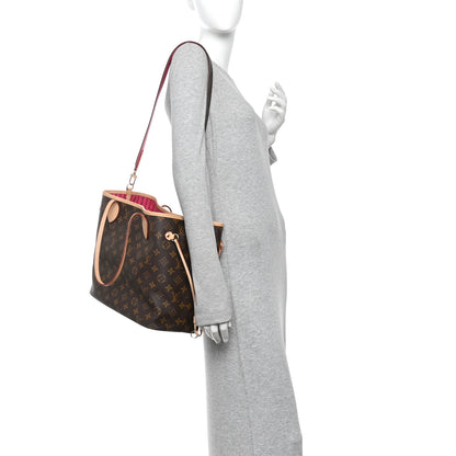 Louis Vuitton Monogram Inside Out Neverfull Bandouliere MM Rose Pondichery 2 of 10