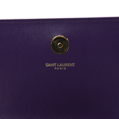 Saint Laurent Grain De Poudre Small Monogram Kate Satchel Lilac 9 of 10