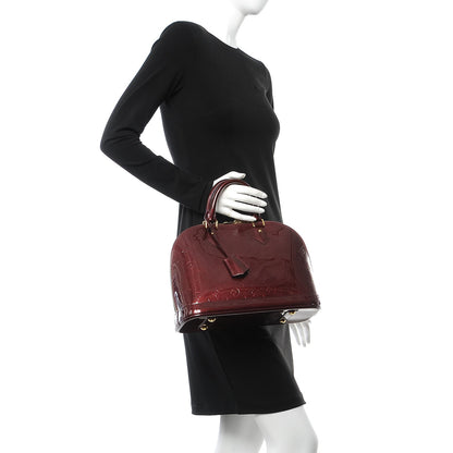 Louis Vuitton Vernis Alma PM Rouge Fauviste 2 of 12
