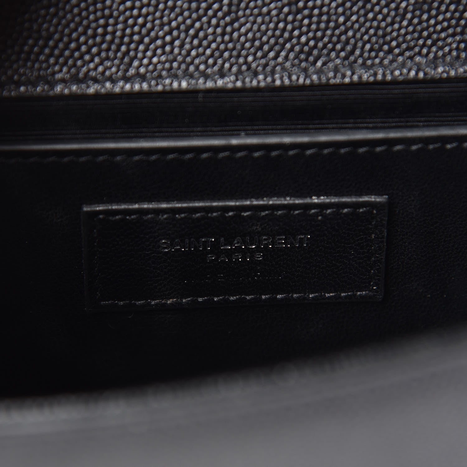 Saint Laurent Grain De Poudre Small Monogram Kate Satchel Black 6 of 8