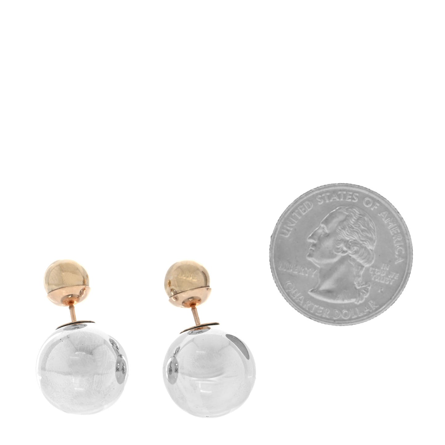 Mise En Dior Tribal Earrings Gold Silver