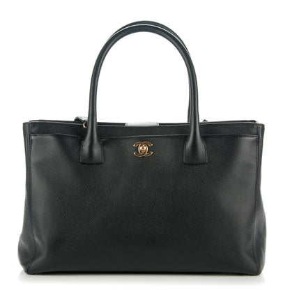 Chanel Calfskin Cerf Executive Shopper Tote Black 1 of 7