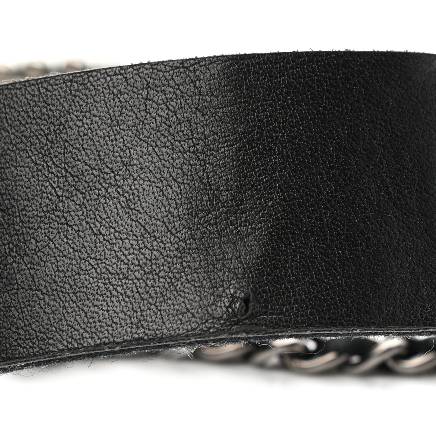 Wool Bow Chain Belt 95 38 Dark Blue