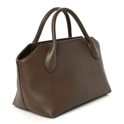 The Row Nappa Terrasse Bauletto Bag Tawny Brown 2 of 8