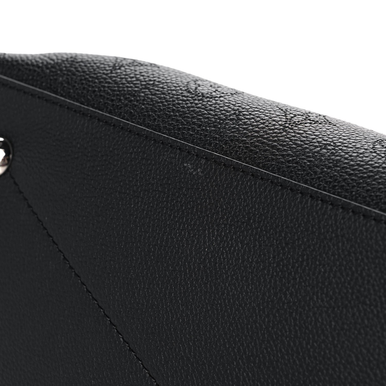 Louis Vuitton Mahina Beaubourg Hobo MM Black 10 of 12