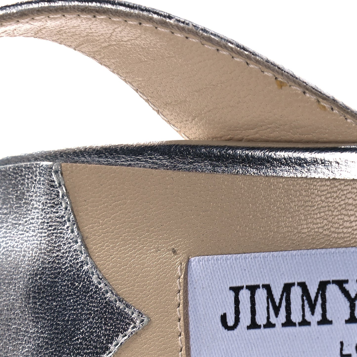 Metallic Calfskin Birtie 85 Pumps 38.5 Silver