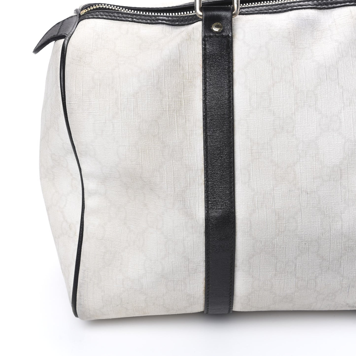 GG Plus Monogram Medium Joy Boston White Black