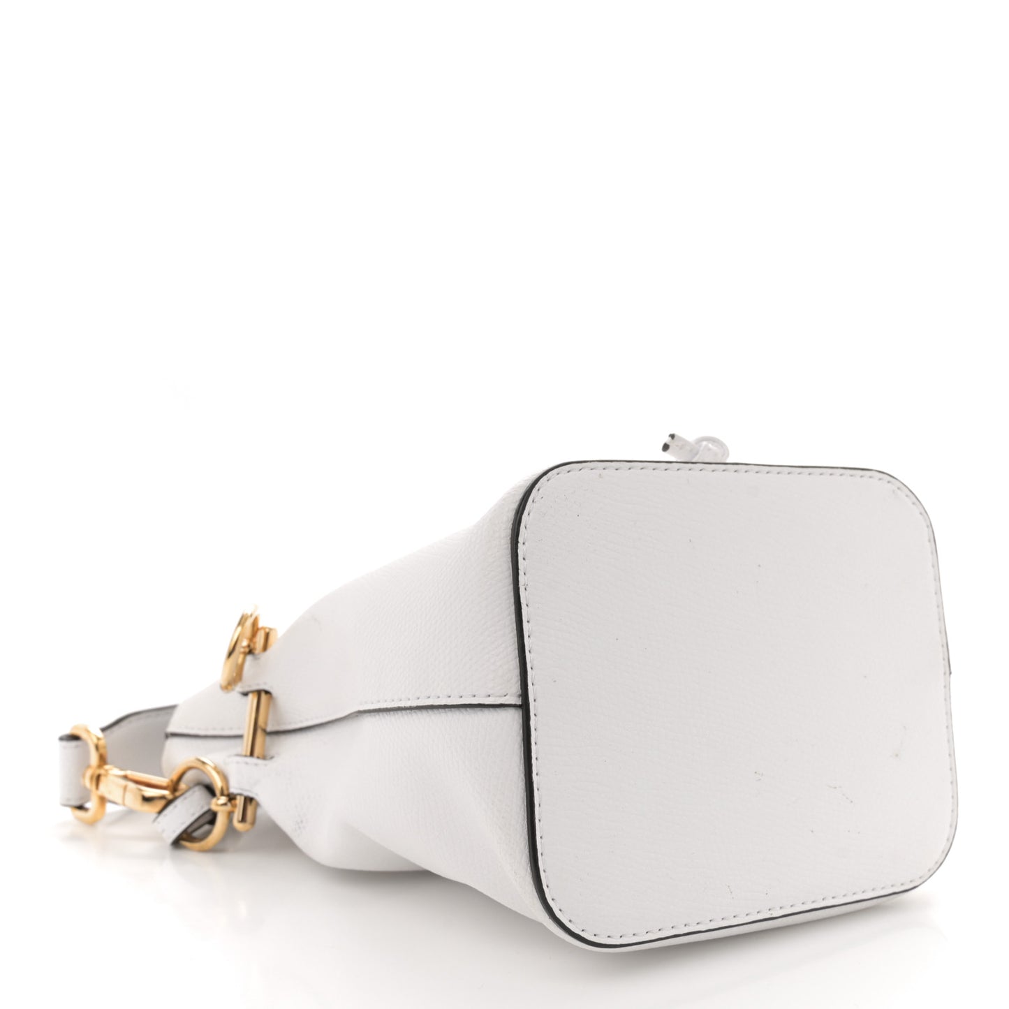 Vitello Cruise F is Fendi Mini Mon Tresor Bucket Bag Optical White