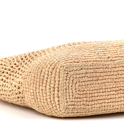 Saint Laurent Raffia Icare Shopping Tote Natural 10 of 11