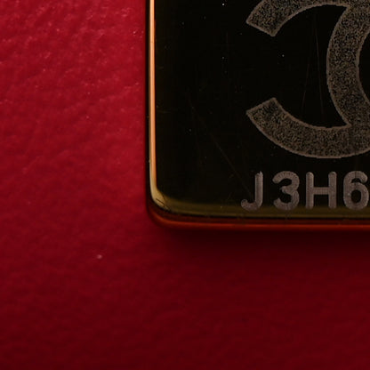 Chanel Lambskin Enamel Quilted Pending CC Medium Flap Black 7 of 10