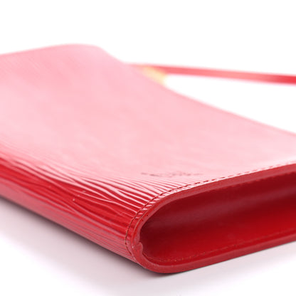 Louis Vuitton Epi Pochette Accessories 24 Castillan Red 9 of 12