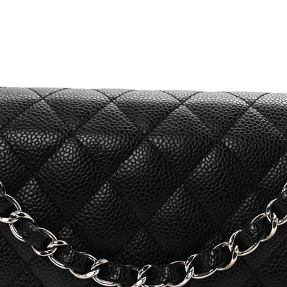 Chanel Caviar Quilted Medium Double Flap Black 8 of 10