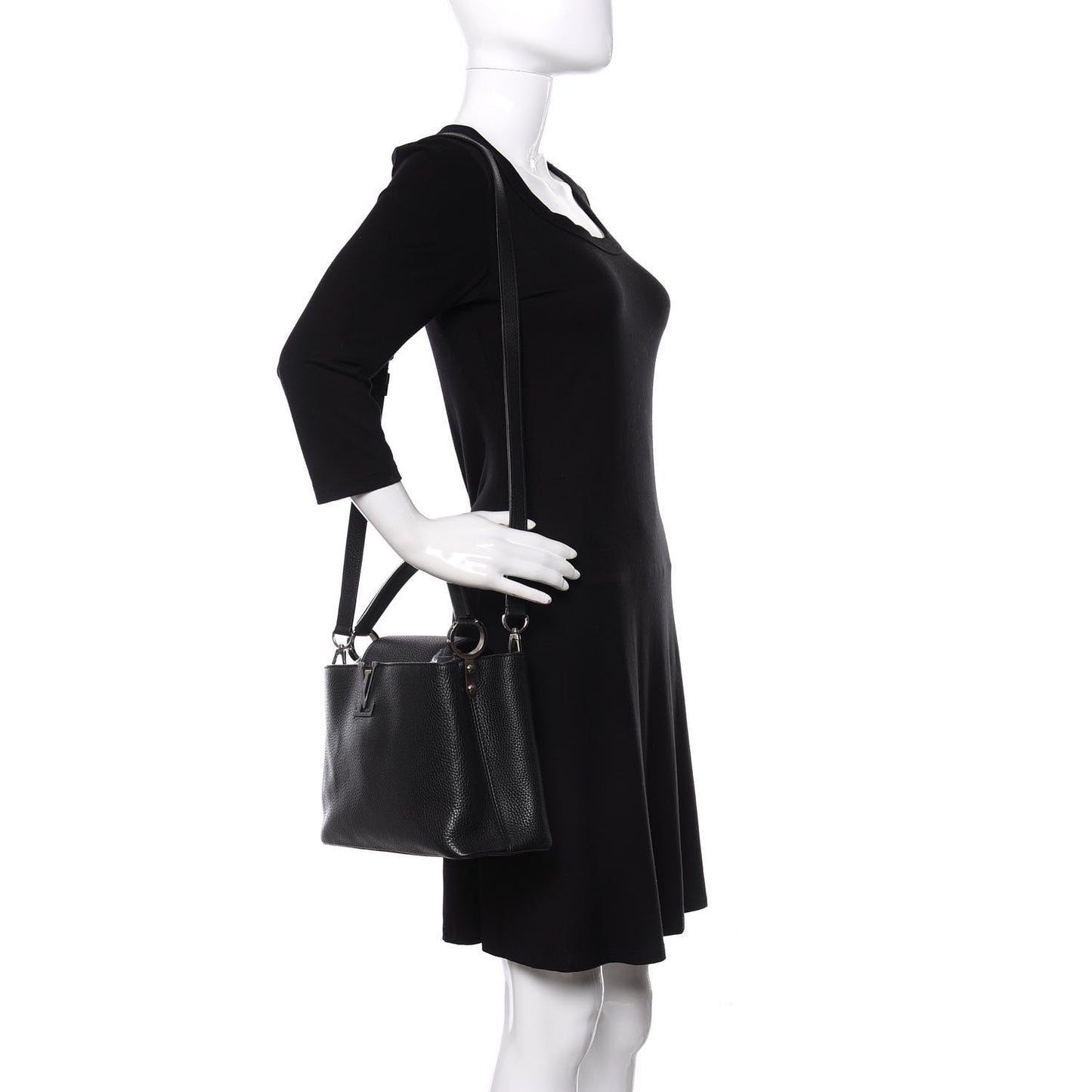 Taurillon Capucines PM Black