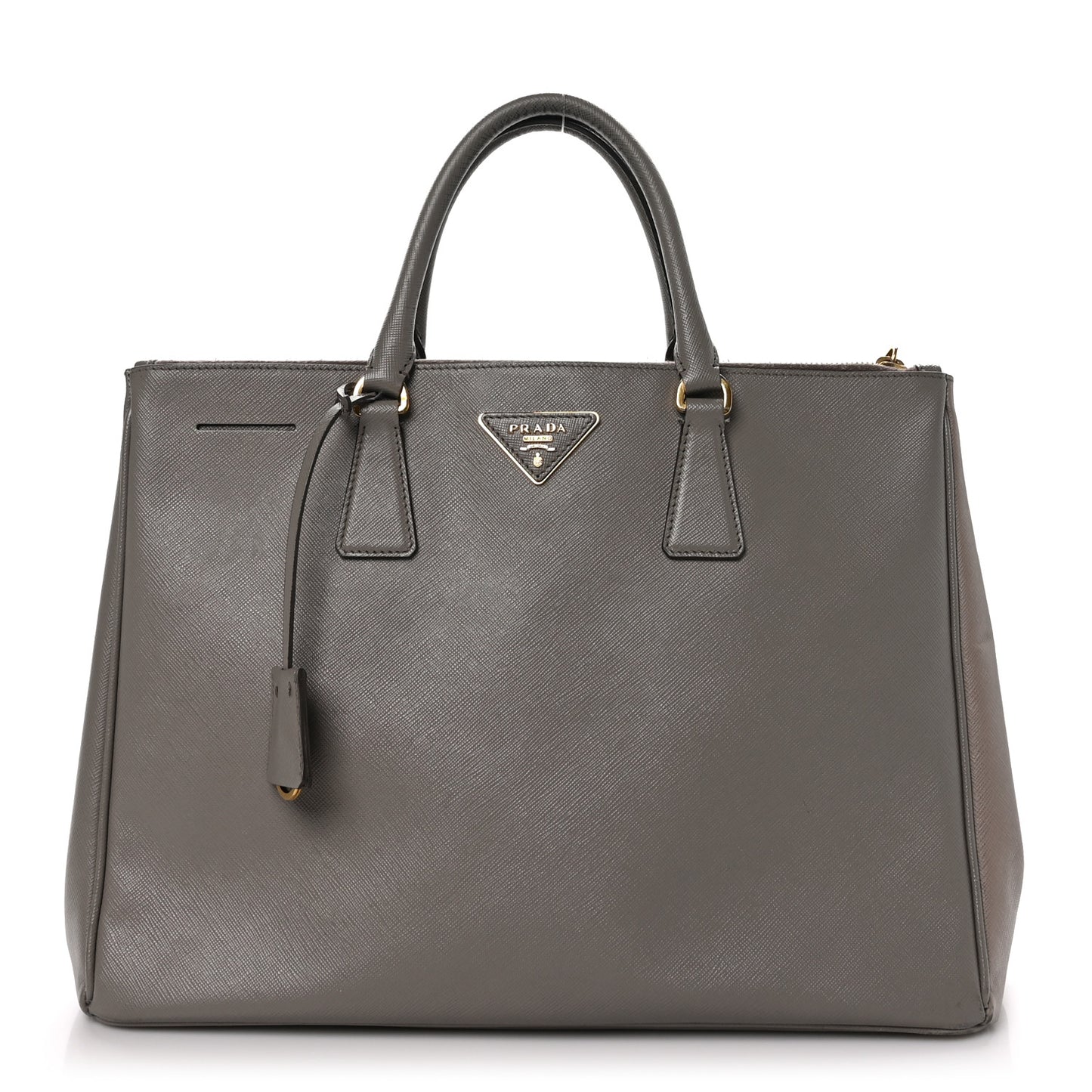 Saffiano Large Galleria Double Zip Tote Argilla