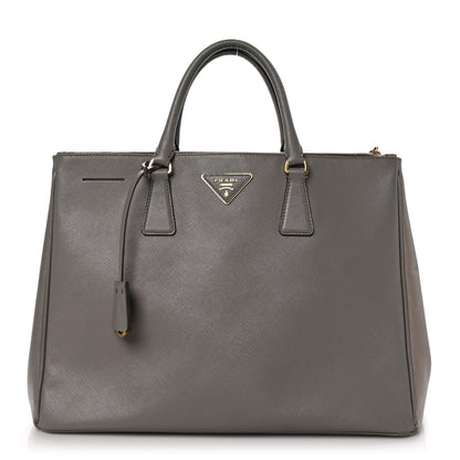 Prada Saffiano Large Galleria Double Zip Tote Argilla 1 of 13