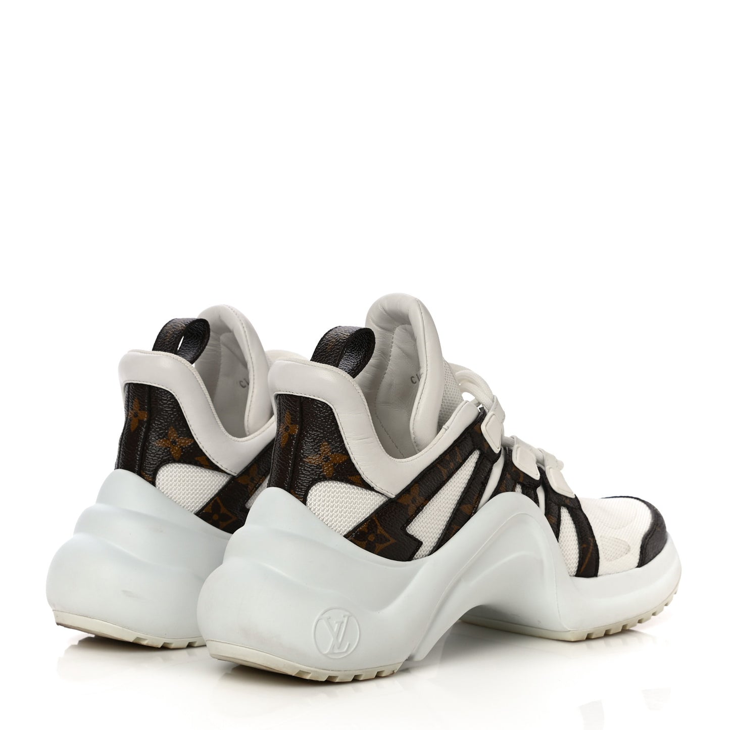 Patent Monogram LV Archlight Sneakers 37 White