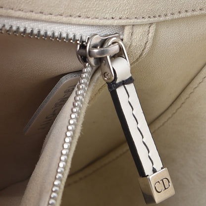 Christian Dior Smooth Calfskin Dio(r)evolution Flap Bag Off White 7 of 13