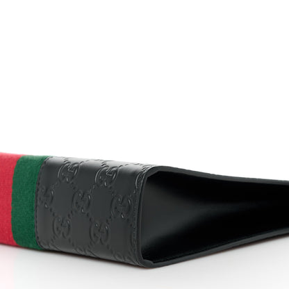 Gucci Guccissima Signature Web New Web Cosmetic Case Black 10 of 10