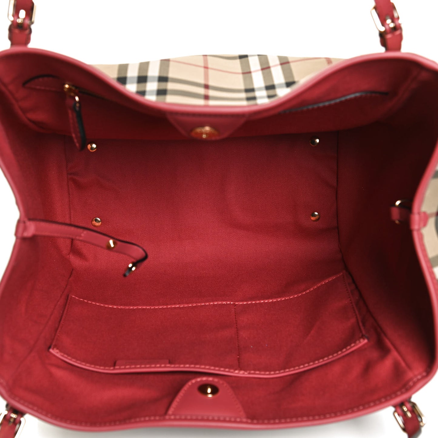 House Check Small Canterbury Tote Antique Rose