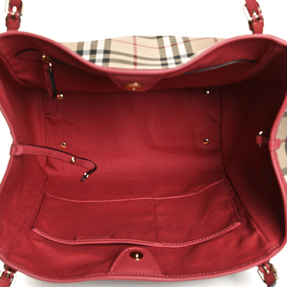 Burberry House Check Small Canterbury Tote Antique Rose 4 of 11