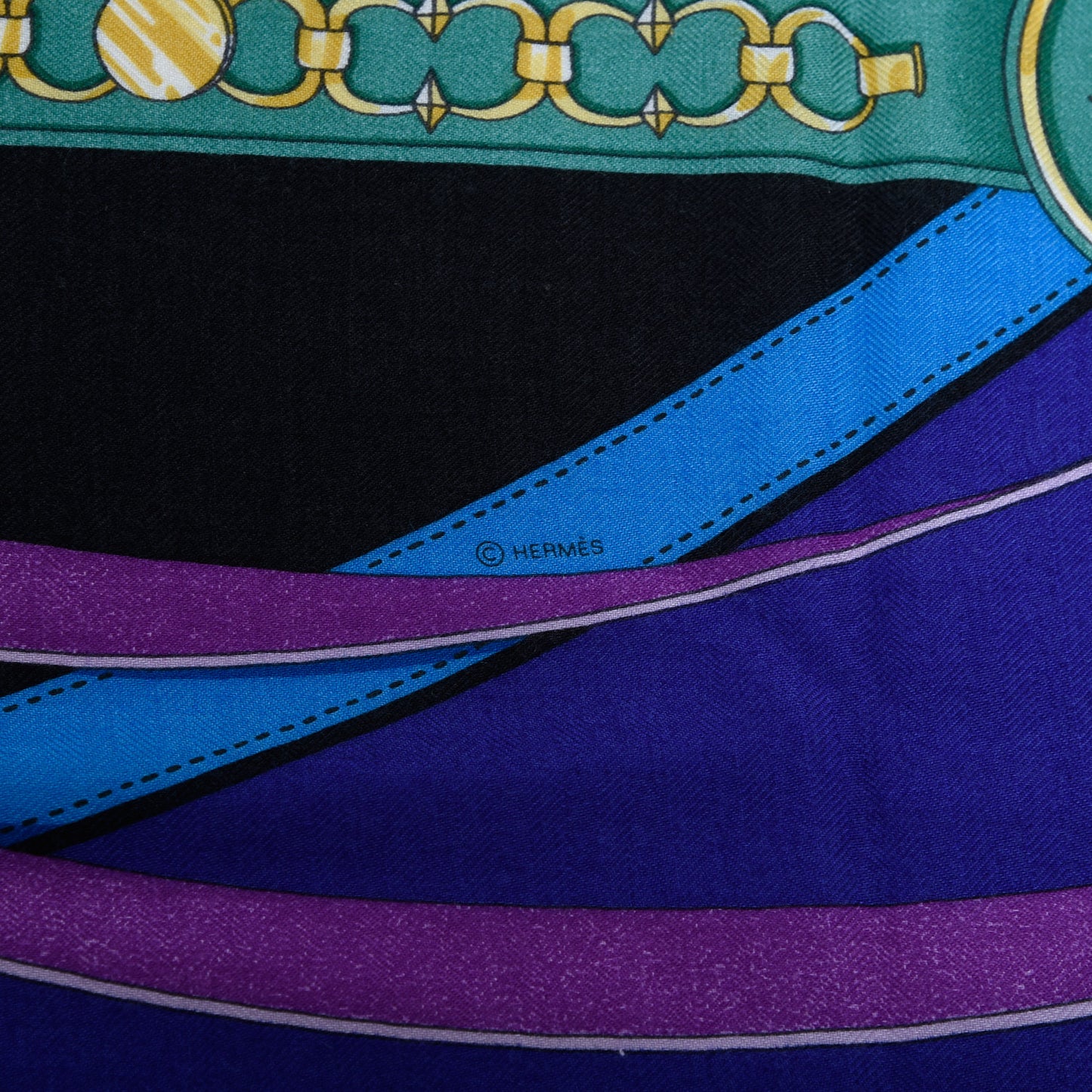 Cashmere Silk La Promenade Du Matin Shawl 140 Capucine Iris Black