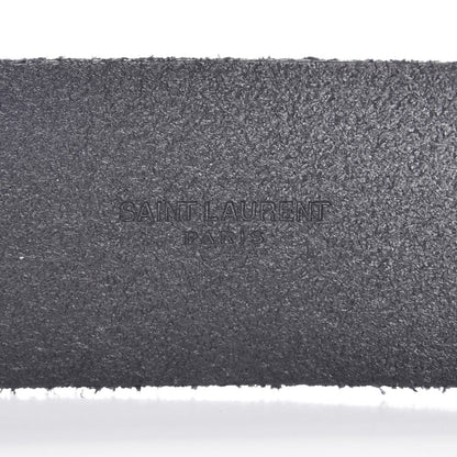 Saint Laurent Calfskin Monogram Serpent Belt 95 Black 4 of 9