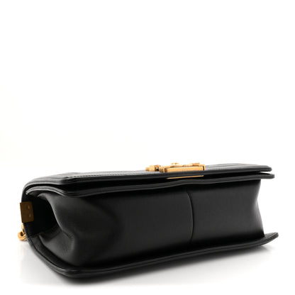 Chanel Calfskin Quilted Medium Boy Flap Black 4 of 11