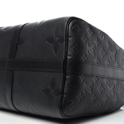 Louis Vuitton Empreinte Monogram Giant Keepall Bandouliere 45 Black 6 of 9