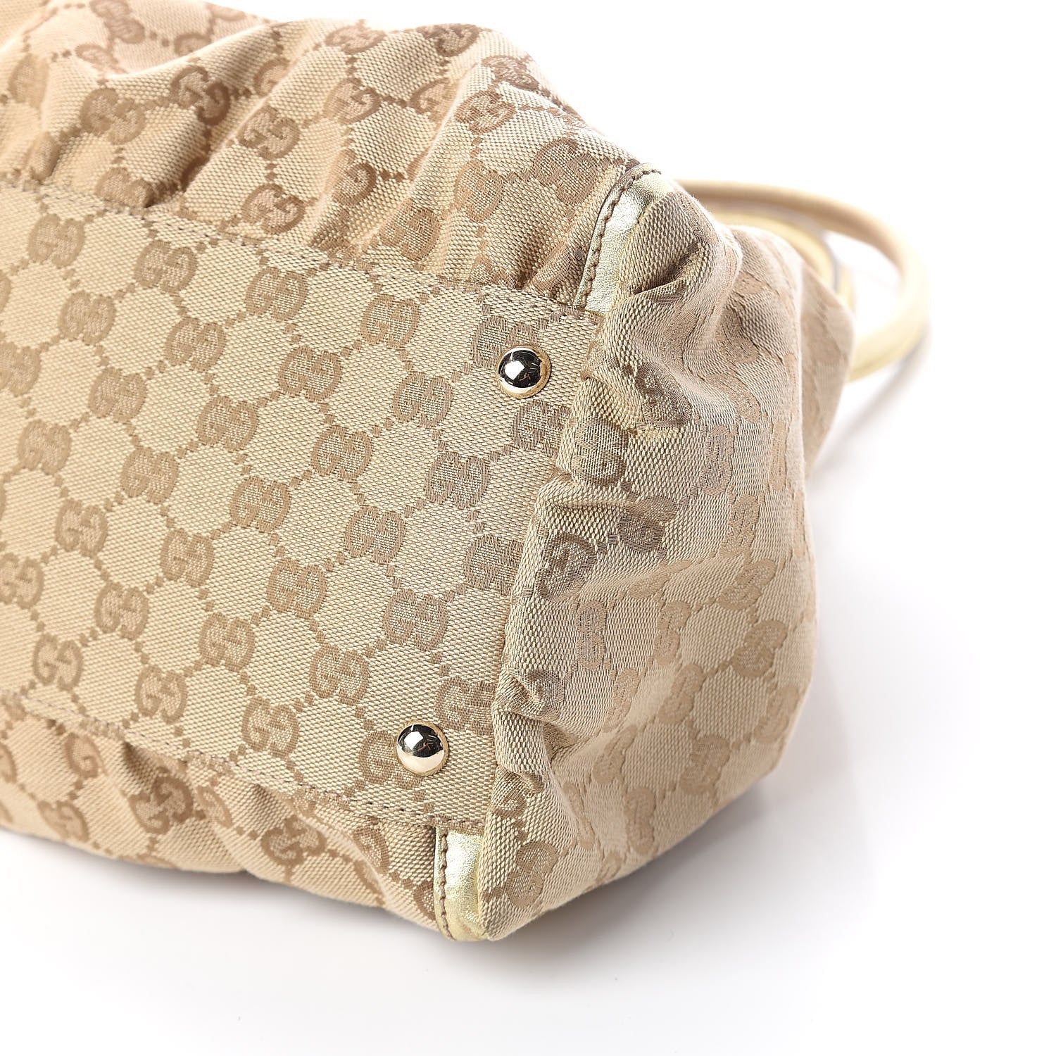 Gucci Monogram Large D Gold Hobo Metallic Gold 8 of 8